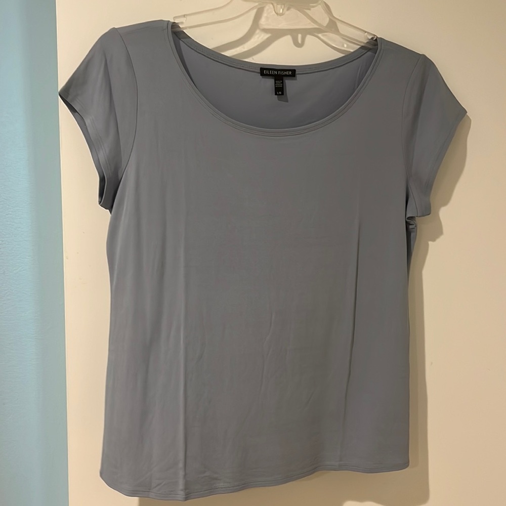 Eileen Fisher, silk top